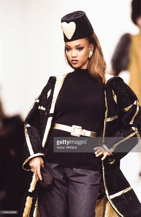 tyra banks yves saint laurent|Tyra Banks’ Iconic Style Moments, From The '90s To Now.